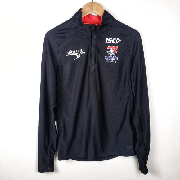 NRL Other - NRL AUTHENTICS New Castle Knights Black Pullover S